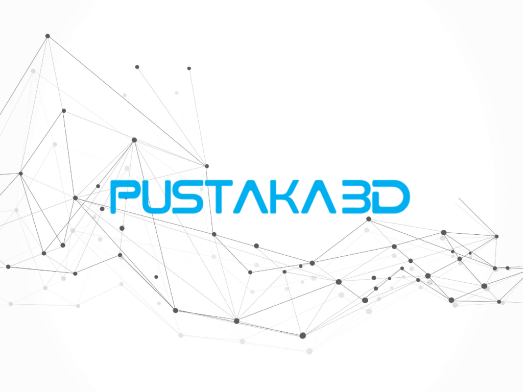Pustaka3D™ Logo
