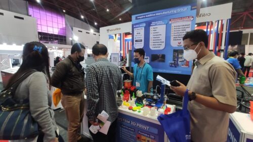 Inspira Academy memamerkan 3D Pintar™ pada pameran Indoplas, Indoprint dan Indopack di JIExpo